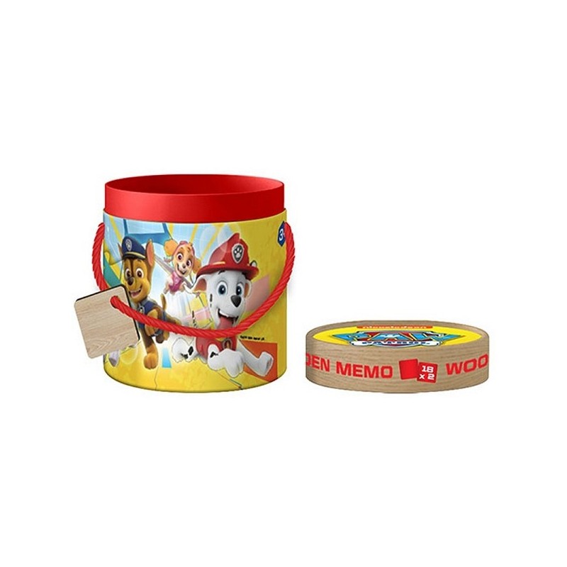 Toi Toys Paw Patrol Jeu de mémoire en bois l - 36 cartes 11x13cm