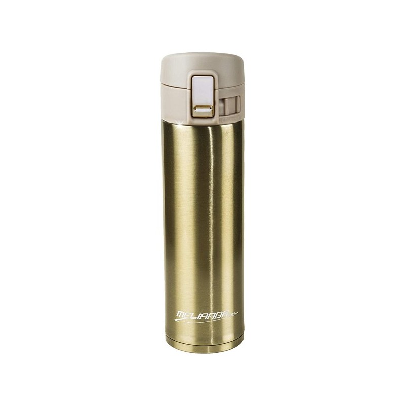 Melianda Bouteille isotherme inox double paroi 480ml inox couleur champagne