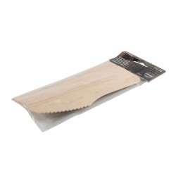 Couteau en bois pack de 12 pièces Bambou 11cm