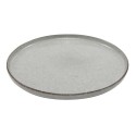 Assiette petit déjeuner Ø21cm gris pierre boîte de 6 pièces