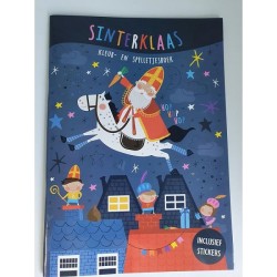 Autocollant couleur et cahier d'activités Sinterklaas A4 44 pages