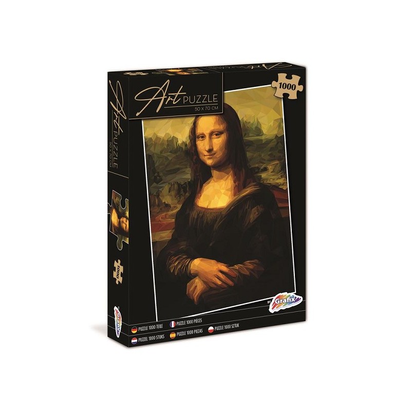 Grafix Kunst Puzzel Mona Lisa 1000 stukjes 50x70cm