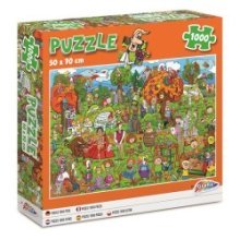 Grafix Comic Puzzle Parc 1000 pièces 50x70cm