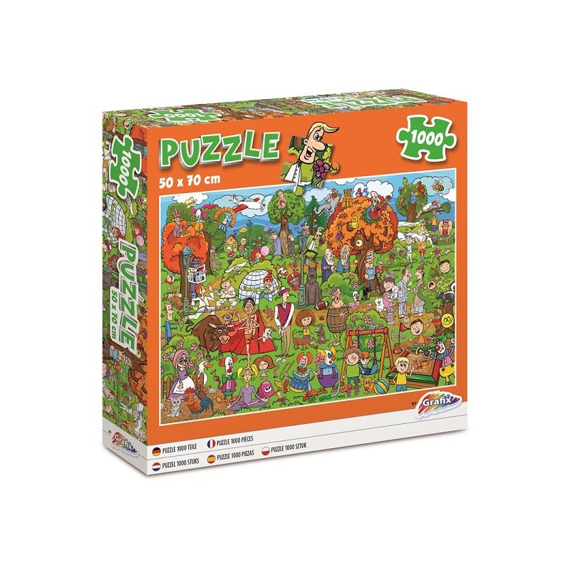 Grafix Comic Puzzle Parc 1000 pièces 50x70cm