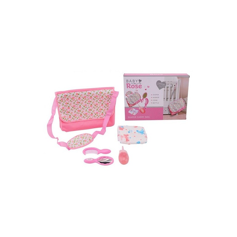 John Toy Baby Rose luier draagtas met accessoires Afmeting artikel LxBxH 21x 5 x 28cm