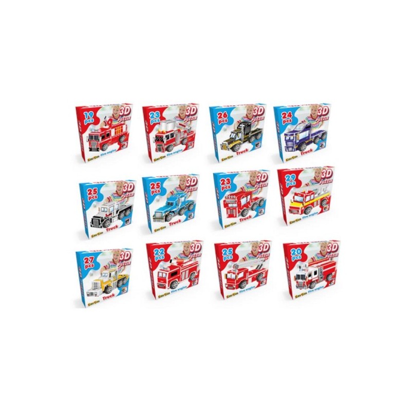 Eddy Toys camion puzzle 3D 11x5,8x6,5cm