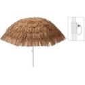 Parasol en raphia Ø180cm marron