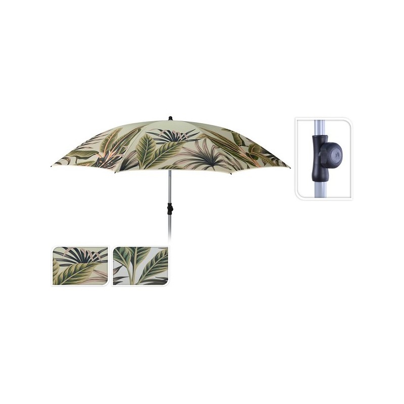 Parasol Ø200cm feuilles