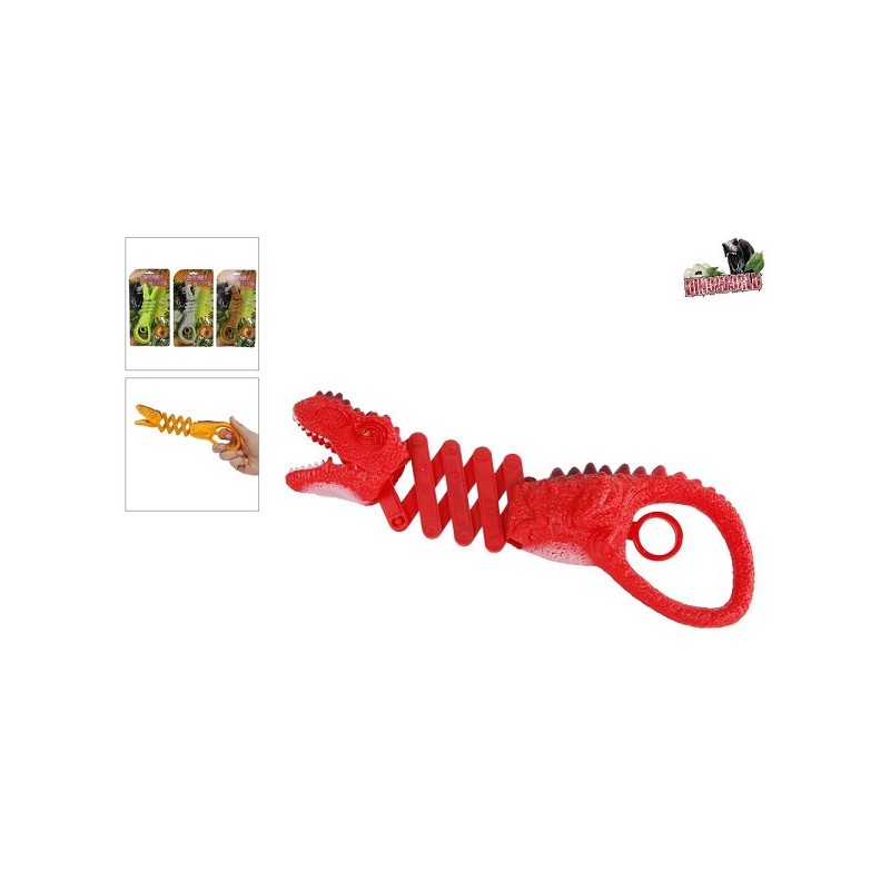 DinoWorld dino grijper 20-31cm, verkrijgbaar in 4 verschillende kleuren