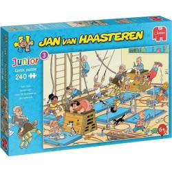 Puzzle Jumbo Jan van Haasteren Junior Cages à singes 240 pièces