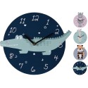 Horloge murale mdf animaux Ø26cm