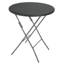 Table de fête pliable Ø95x110cm gris