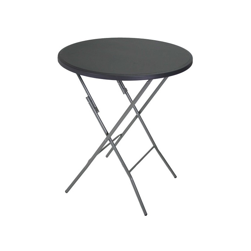 Table de fête pliable Ø95x110cm gris