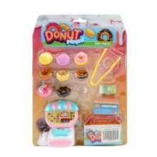 Toi Toys Donut play set - combinez beignets + caisse enregistreuse + pinces