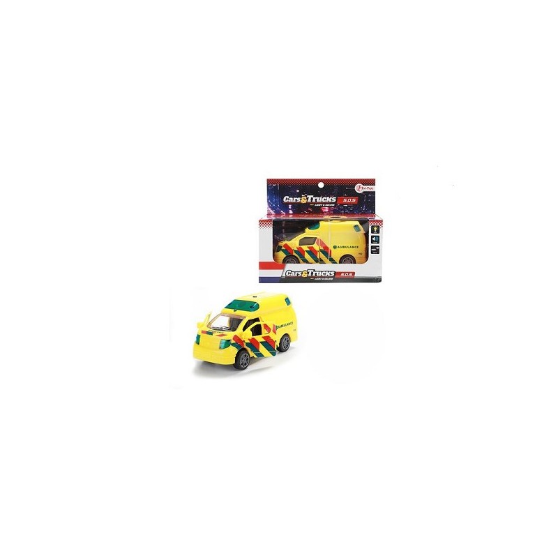 Toi Toys Ambulance frictie + licht en geluid