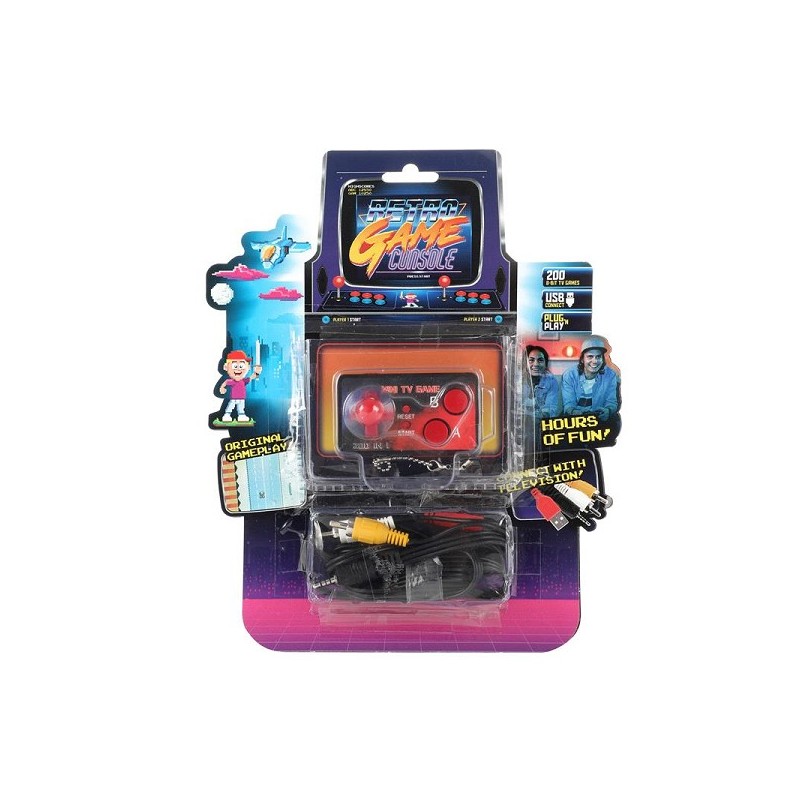 Toi Toys Contrôleur TV Plug 'n Play USB -200 jeux rétro