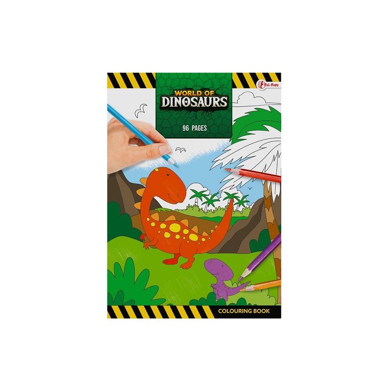 Toi Toys World of Dinosaurs Super kleurboek 96blz.
