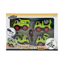 Toi Toys Coffret véhicule de chantier + tournevis
