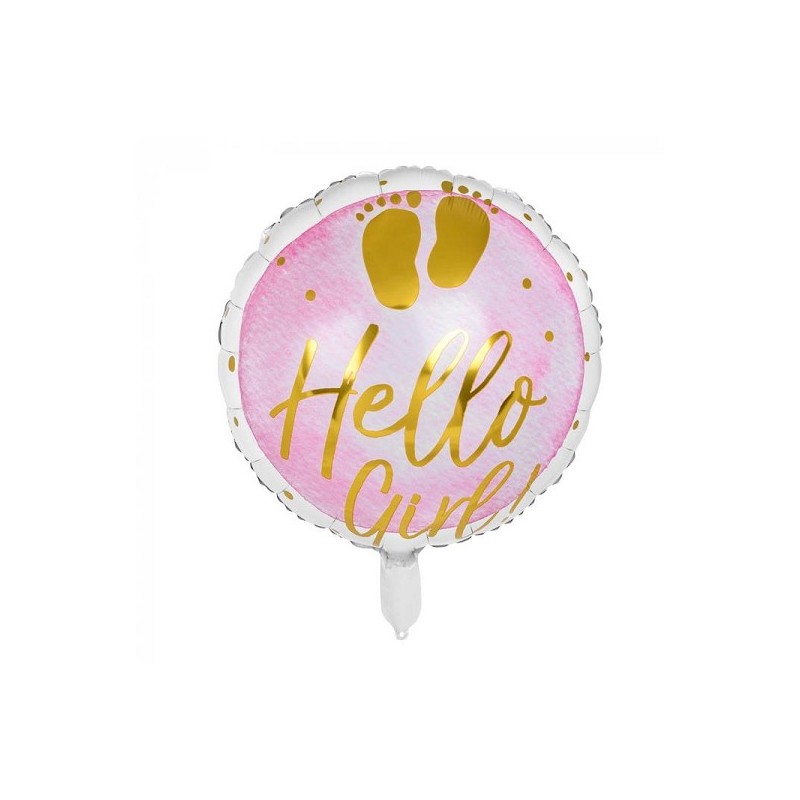 Folieballon Hello Girl! Ø45cm