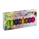 Grafix Glitter colle set 8 tubes de 140ml