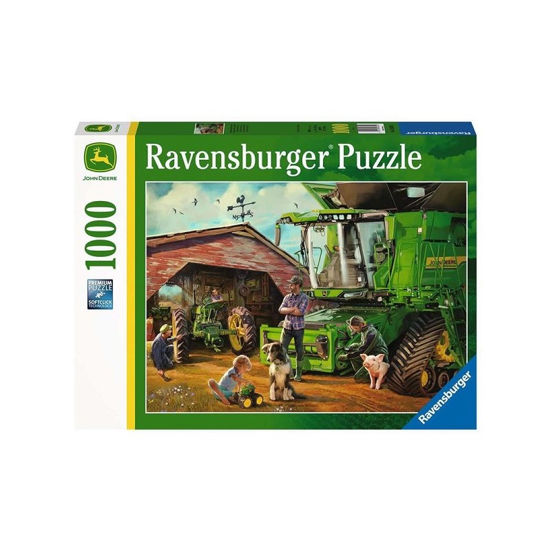 Ravensburger puzzel John Deere Then & Now 1000 stukjes