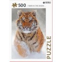 Rebo Tigre dans la neige - puzzle 500 pièces