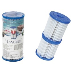 Cartouche filtrante Bestway Flowclear Type I, pack de deux