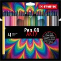 Stabilo Pen 68 feutres Arty pochette de 24