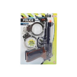 Toi Toys Police set pistolet et menottes