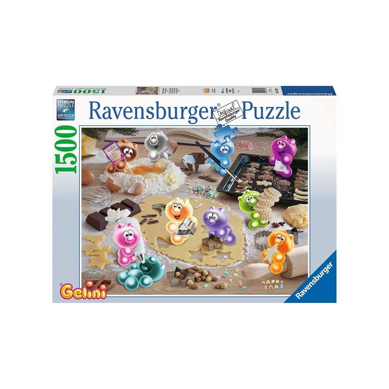 Ravensburger puzzel Kerst met Gelini 1500 stukjes