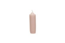 Decoris Bougie en cire Ø2,2-H11cm pack de 6 pièces rose clair