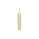 Decoris Kaars wax Ø2.2-H11cm pak a 6 stuks crème