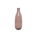 Decoris Vase verre recyclé Ø15-H40cm rose