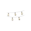 LED bulb stringerlichting met bloem 10 lampen lengte 180cm werkt op 2xAA