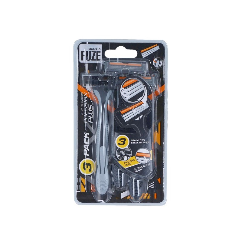 Body-X Fuze wegwerpscheermes Comfort 3 stuks Triple Blades