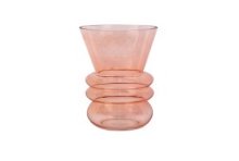 Vaas Balatan Glas 13x25x13cm (lxbxh) roze