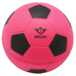 Ballon de football en mousse souple Ø12,5cm fuchsia