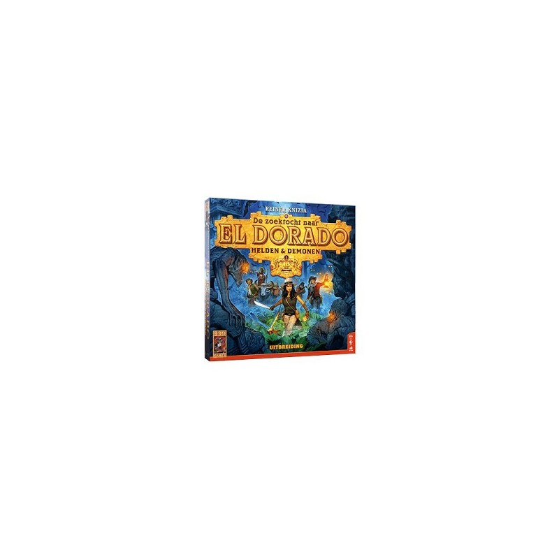 999 Games De zoektocht naar El Dorado Helden en Demonen uitbreiding- Bordspel