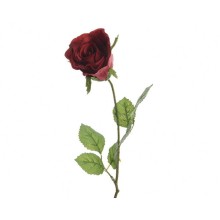 Decoris Rose polyester Ø7-H45cm