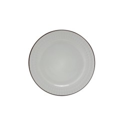 Assiette plate Rome Ø27,8cm blanche Carton de 6 pièces
