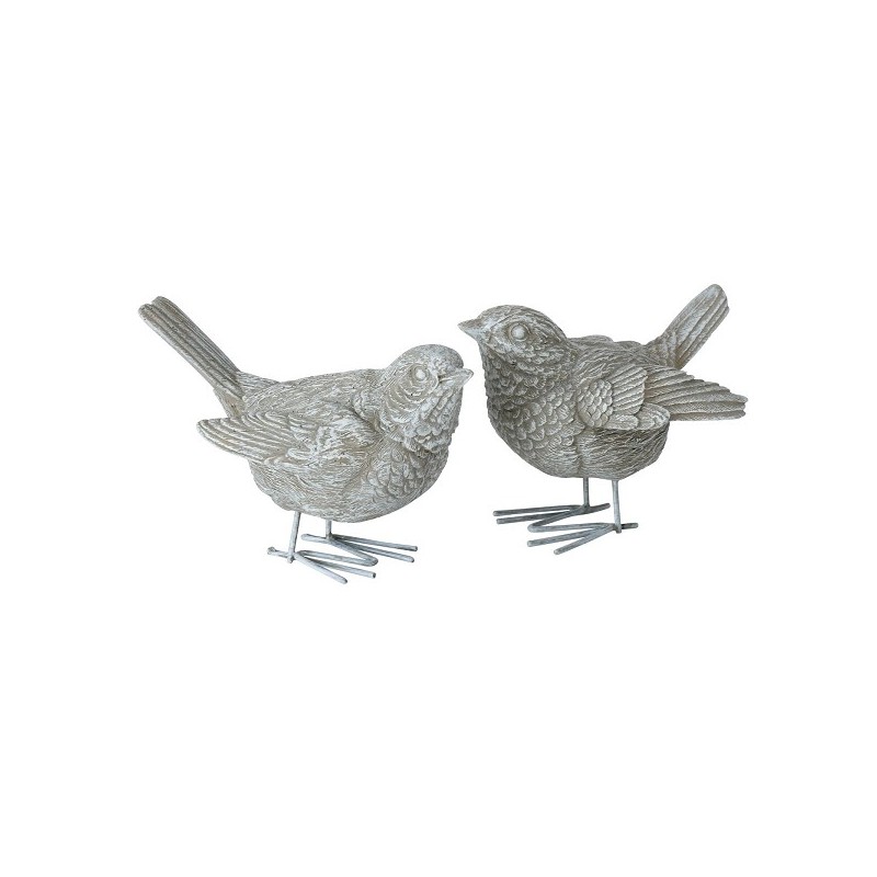 Boltze Home Bird Spatz résine synthétique 8x6x7cm