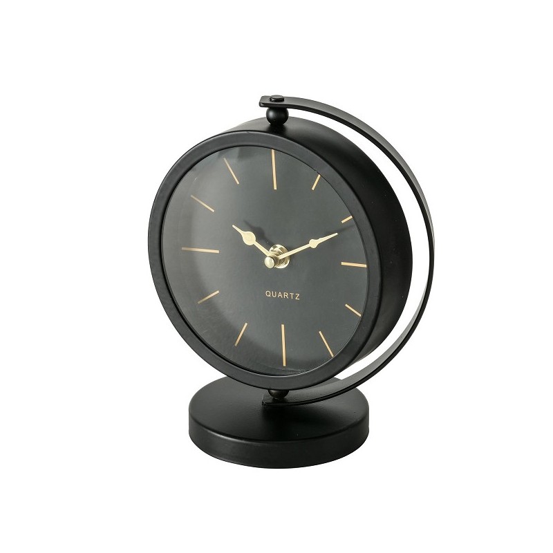 Boltze Home Horloge de table Balia métal 16x10xh20cm (hors piles 2xAA)