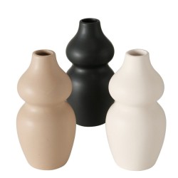 Boltze Home Vase Maruba en porcelaine Ø8xh16cm