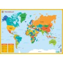 Montagnes russes éducatives Deltas - La carte du monde