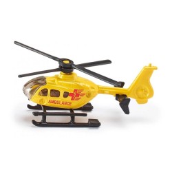 Siku 0856 Hélicoptère de sauvetage 74x47x31mm jaune