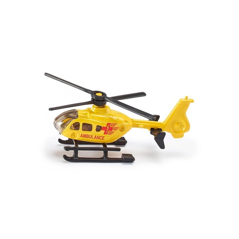 Siku 0856 Reddingshelikopter 74x47x31mm geel