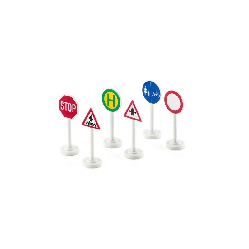 Siku 0857 Panneau de signalisation lot de 6 pièces 5cm