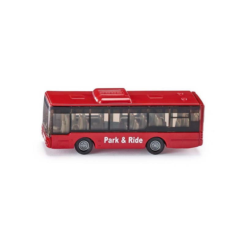 Siku 1021 Bus de ligne 86x24x31mm rouge