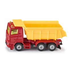 Siku 1075 Camion avec conteneur basculant 83x30x38mm rouge/jaune