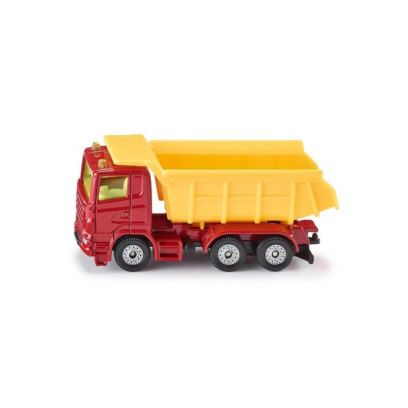 Siku 1075 Vrachtwagen met kantelbak  83x30x38mm rood/geel
